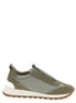 Brunello Cucinelli Bicolor Polyester Athletic Sneakers