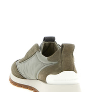 Brunello Cucinelli Bicolor Polyester Athletic Sneakers