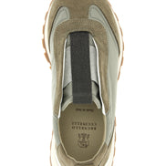 Brunello Cucinelli Bicolor Polyester Athletic Sneakers