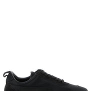 Jil Sander Black Cotton Low Top Sneakers