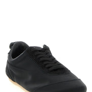 Jil Sander Black Cotton Low Top Sneakers