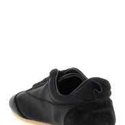 Jil Sander Black Cotton Low Top Sneakers