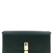 Τσάντα crossbody Furla δίχρωμη από δέρμα μοσχαριού