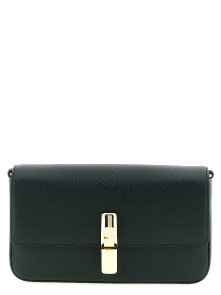 Τσάντα crossbody Furla δίχρωμη από δέρμα μοσχαριού