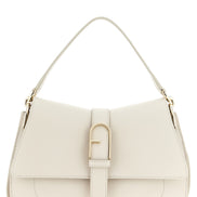 Furla Beige Calfskin Shoulder Bag