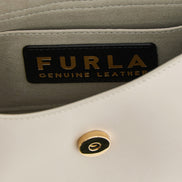 Furla Beige Calfskin Shoulder Bag