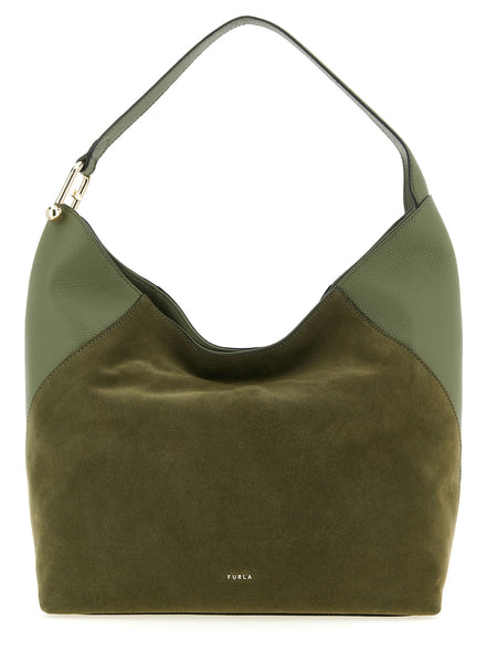 Furla Bicolor Calfskin Shoulder Bag