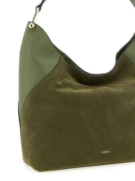Furla Bicolor Calfskin Shoulder Bag