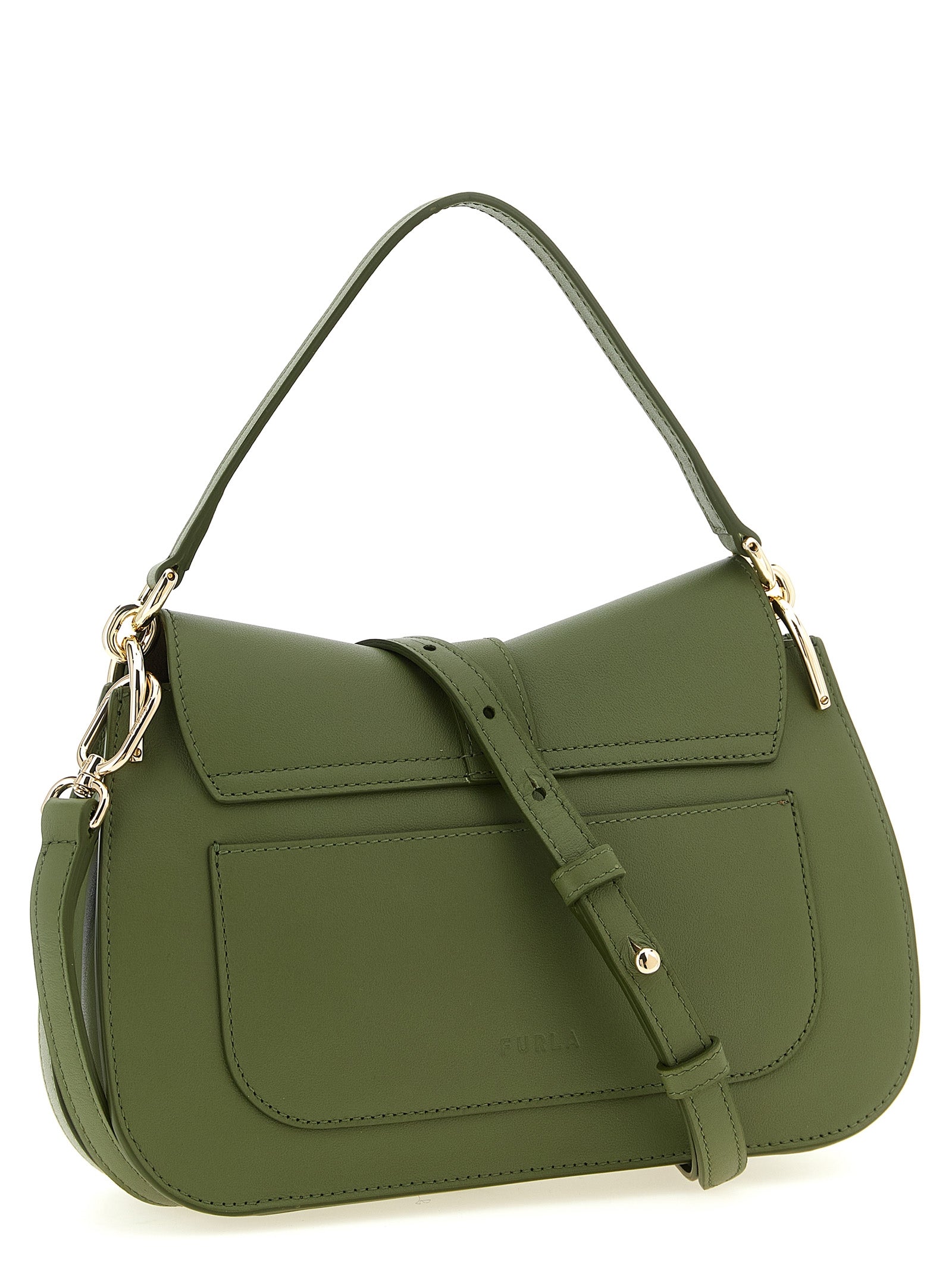 Furla Bicolor Calfskin Shoulder Bag