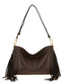 Furla Brown Lamb Leather Shoulder Bag