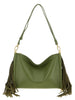Furla Bicolor Lamb Leather Shoulder Bag
