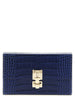 Tom Ford Blue Calfskin Clutch Bag