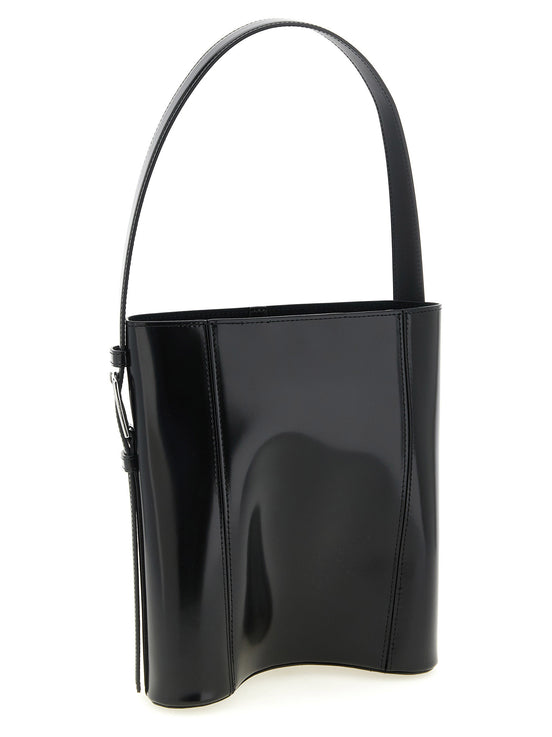 Coperni Black Cowhide Shoulder Bag