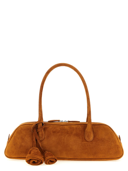 Magda Butrym Brown Calfskin Shoulder Bag