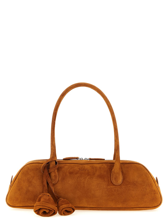Magda Butrym Brown Calfskin Shoulder Bag
