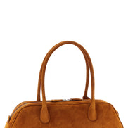 Magda Butrym Brown Calfskin Shoulder Bag