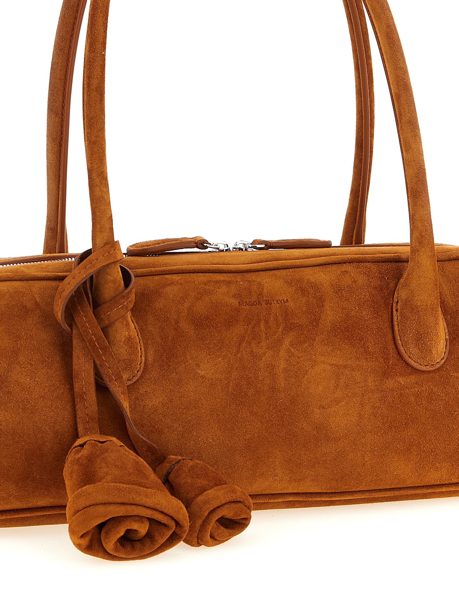 Magda Butrym Brown Calfskin Shoulder Bag