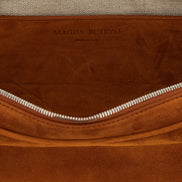Magda Butrym Brown Calfskin Shoulder Bag