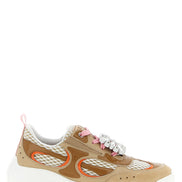 Roger Vivier Beige Calfskin Athletic Sneakers