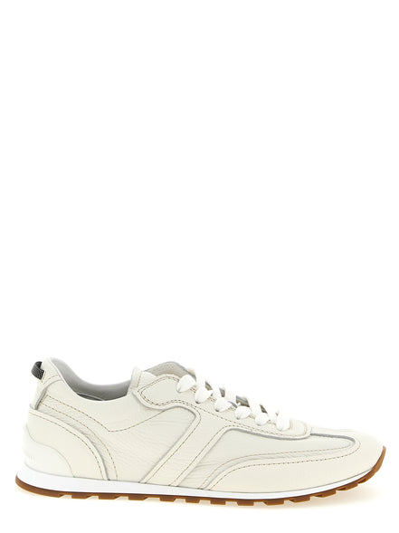 Brunello Cucinelli White Goatskin Athletic Sneakers
