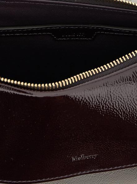Mulberry Purple Calfskin Shoulder Bag