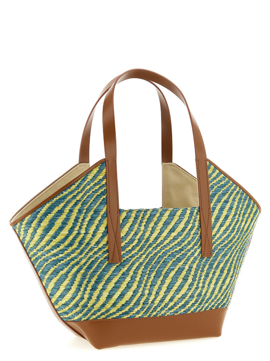 Marni Bicolor Polyamide Tote Bag