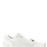 Jimmy Choo White Tencel Athletic Sneakers