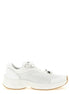 Jimmy Choo White Tencel Athletic Sneakers