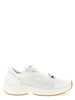 Jimmy Choo White Tencel Athletic Sneakers
