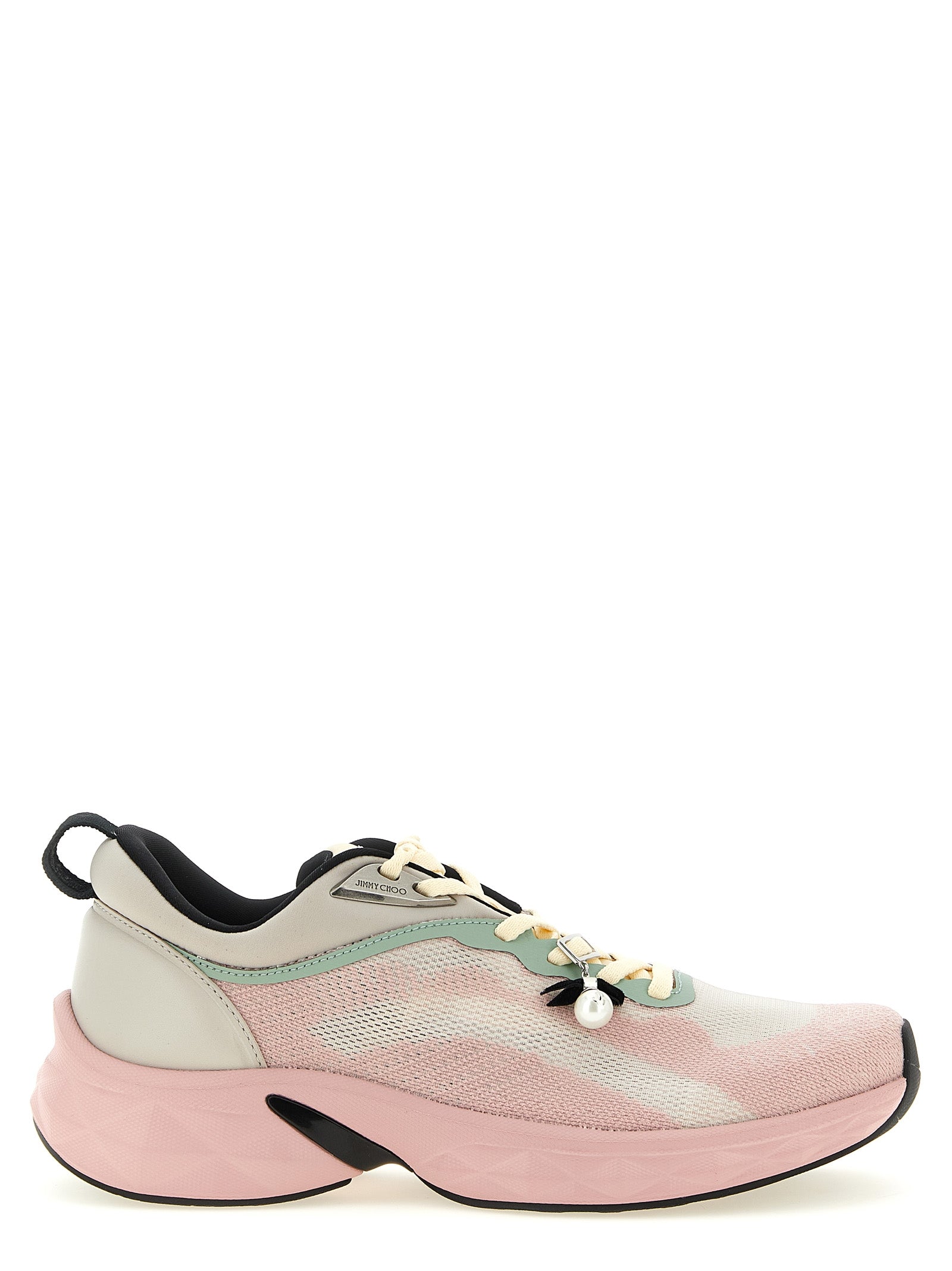 Jimmy Choo Multicolor Tencel Athletic Sneakers