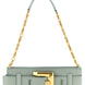 Balmain Bicolor Calfskin Clutch Bag