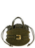 Balmain Bicolor Calfskin Handbag