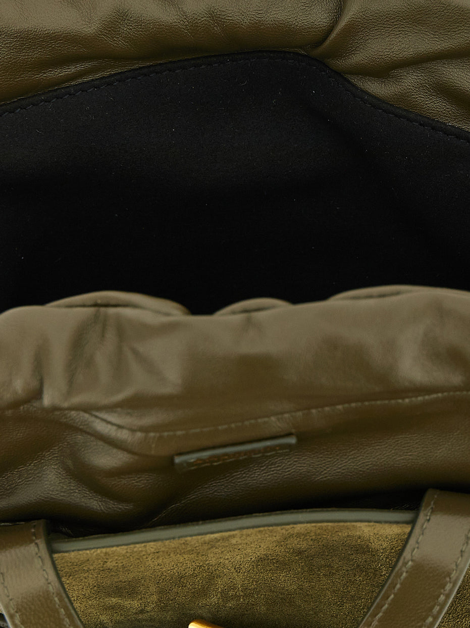 Balmain Bicolor Calfskin Handbag