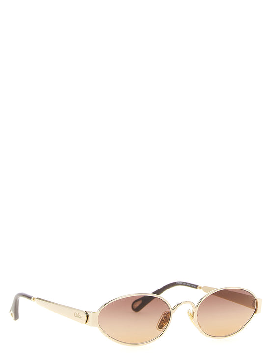 Chloé Multicolor Metal Sunglasses