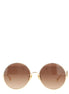 Chloé Multicolor Metal Sunglasses
