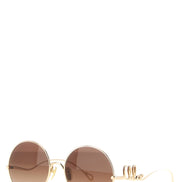 Chloé Multicolor Metal Sunglasses