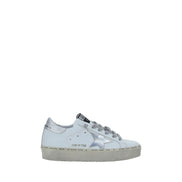 Golden Goose White Calf Leather Bos Taurus Low Top Sneakers