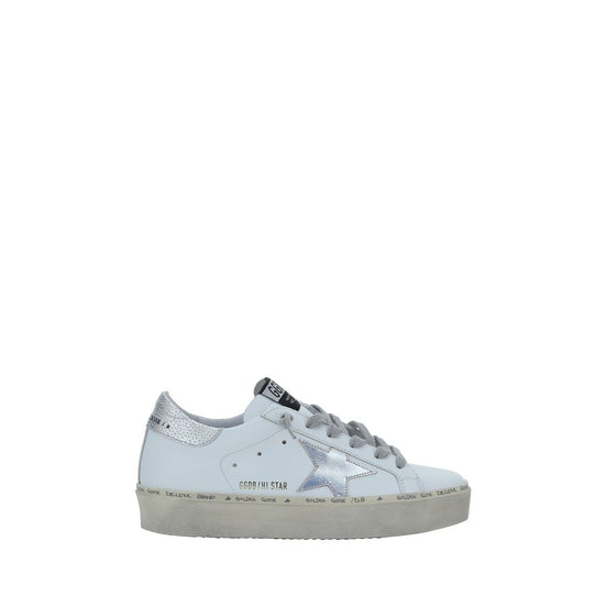 Λευκά sneakers χαμηλού τύπου Golden Goose από δέρμα μοσχαριού Bos Taurus