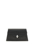 Alexander McQueen Black Calf Leather Bos Taurus Clutch Bag