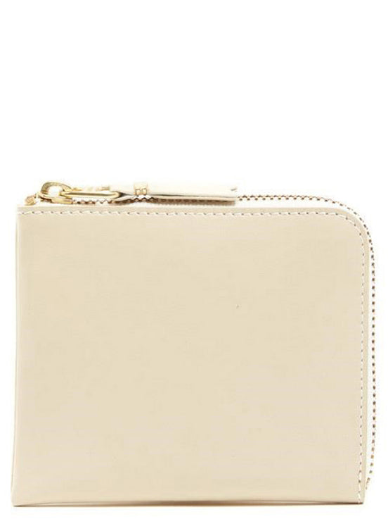 Comme Des Garçons Beige Cowhide Cardholder