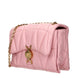 Versace Pink Leather Shoulder Bag