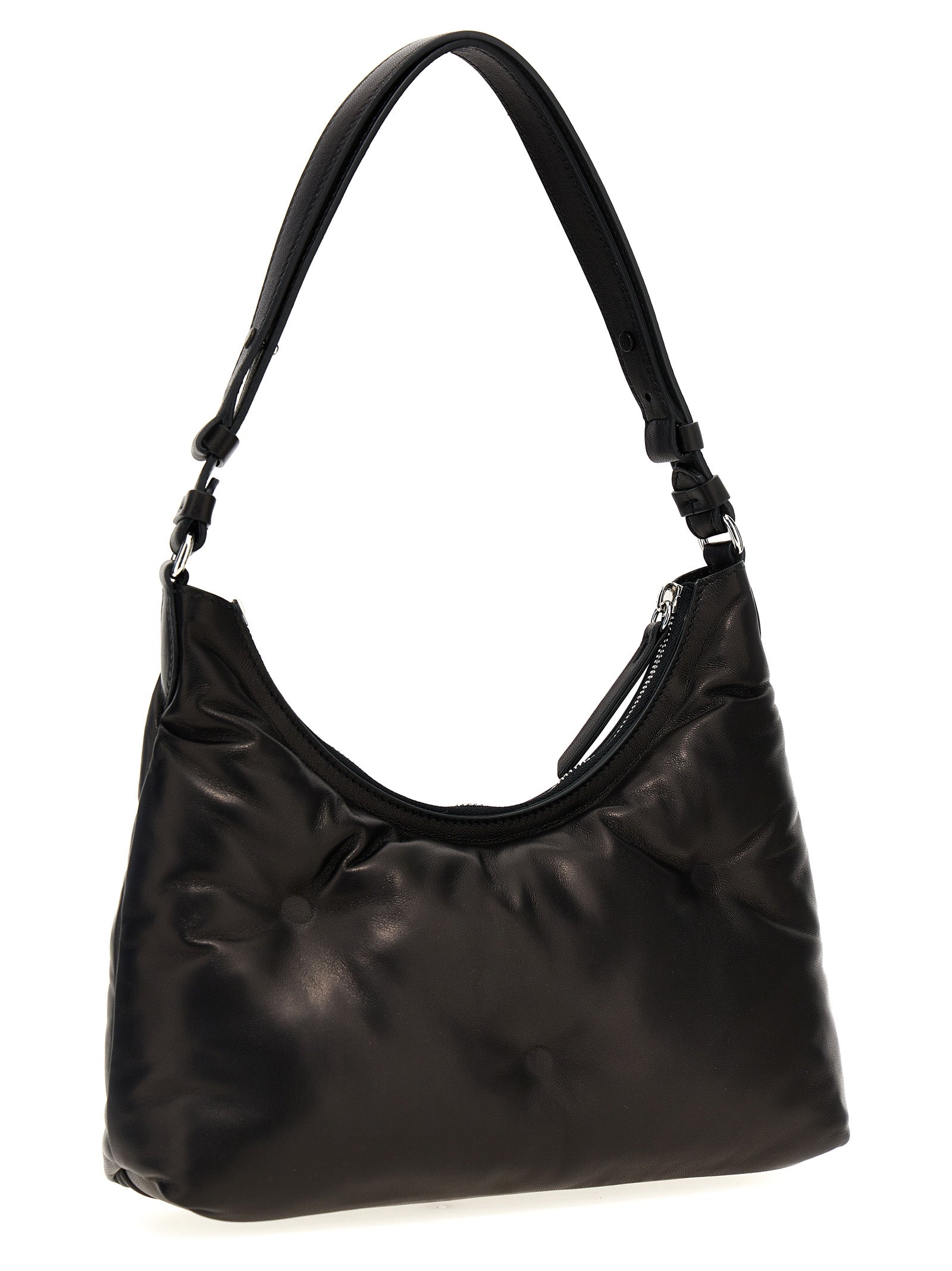 Maison Margiela Black Lamb Leather Shoulder Bag