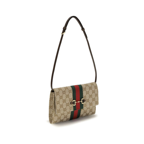 Καφέ πορτοφόλι Gucci από πολυεστέρα