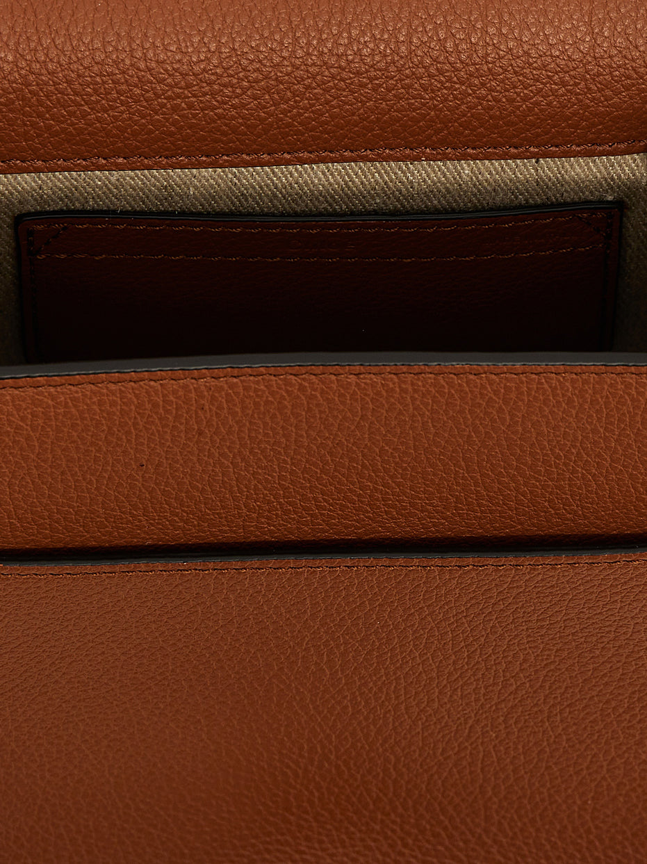 Chloé Brown Lamb Leather Crossbody Bag