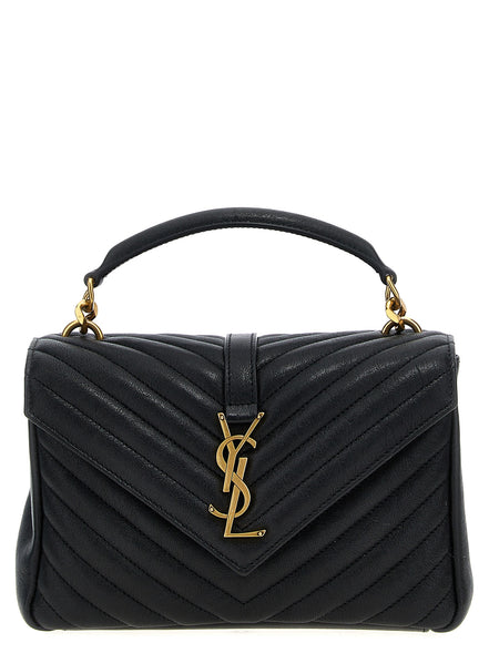 Saint Laurent Black Calfskin Crossbody Bag