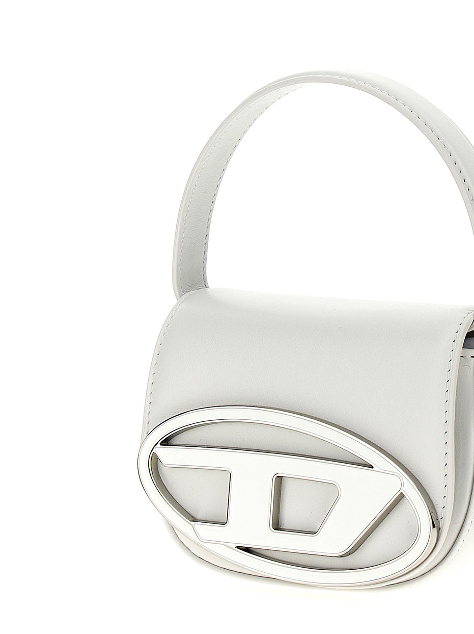 Diesel White Cowhide Handbag