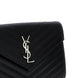 Saint Laurent Black Calfskin Clutch Bag
