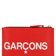 Πολύχρωμο πορτοφόλι Comme Des Garçons από δέρμα μοσχαριού
