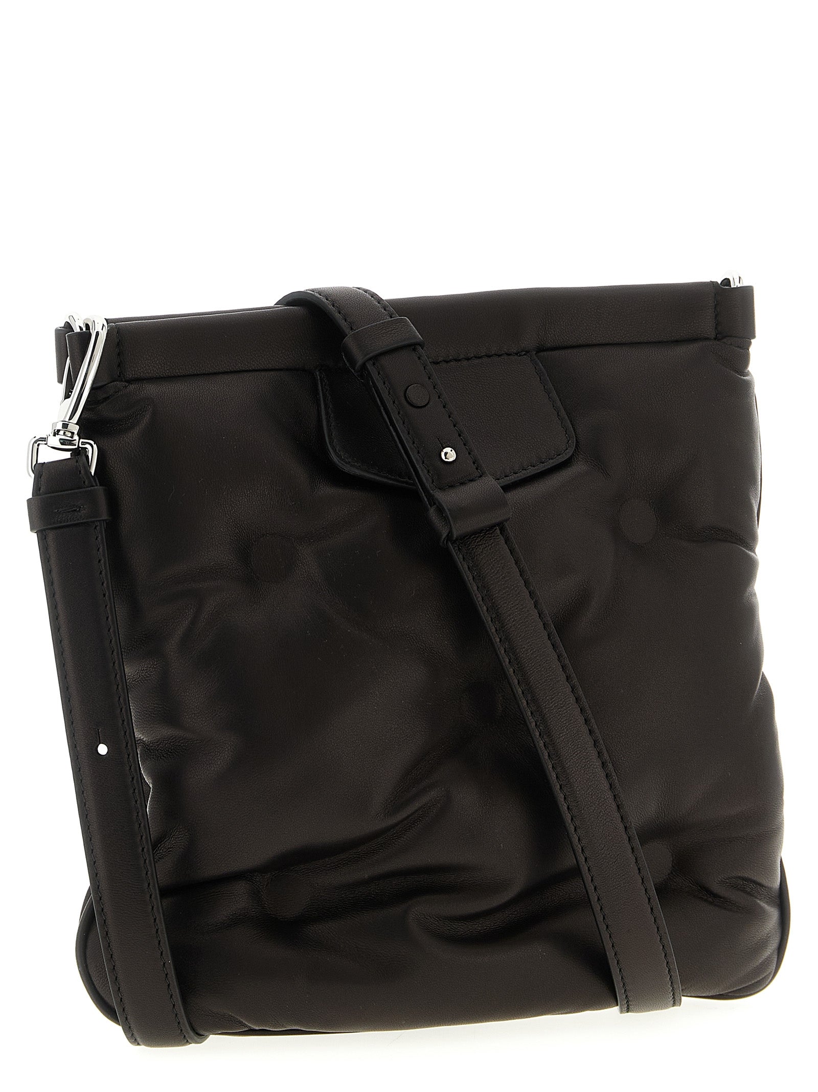 Maison Margiela Black Lambskin Crossbody Bag