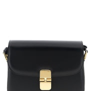 A.P.C. Black Cowhide Crossbody Bag